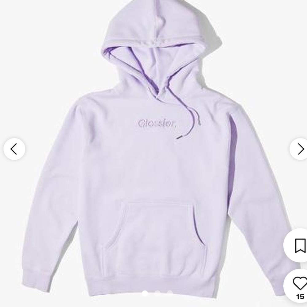 Glossier Limited Edition Lavender Hoodie